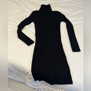 Turtle Neck Sweater Dress